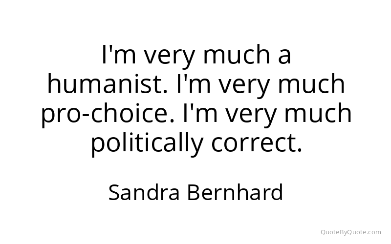 Preview image for this quote by Sandra Bernhard