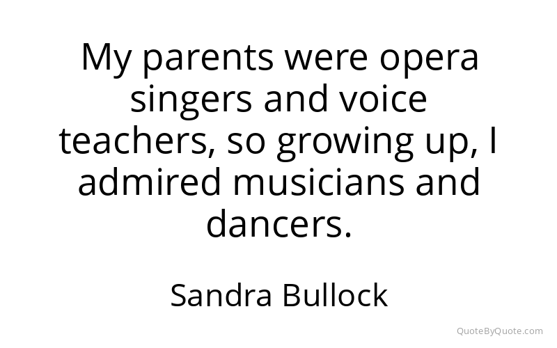 Preview image for this quote by Sandra Bullock