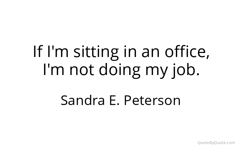 Preview image for this quote by Sandra E. Peterson