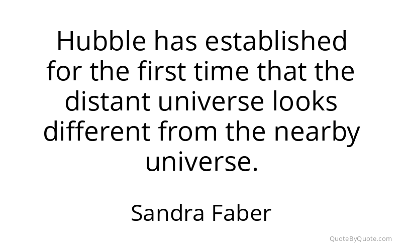 Preview image for this quote by Sandra Faber