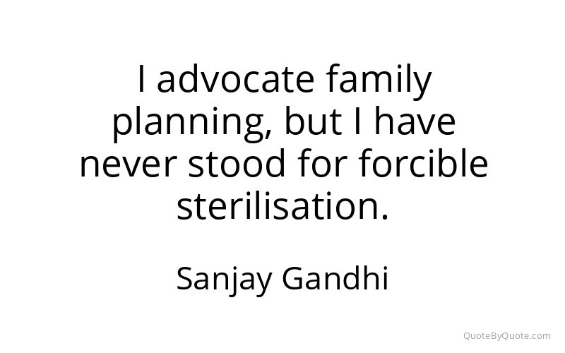 Preview image for this quote by Sanjay Gandhi