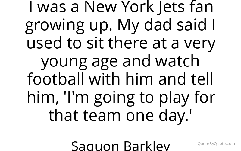 Preview image for this quote by Saquon Barkley