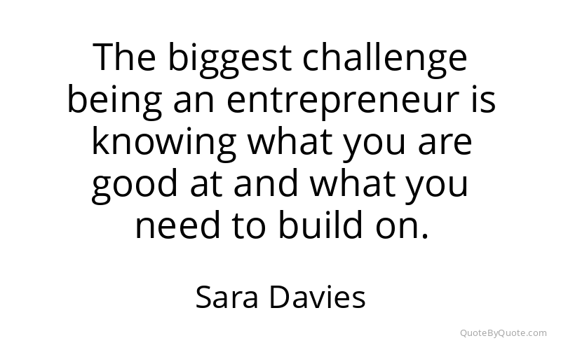 Preview image for this quote by Sara Davies