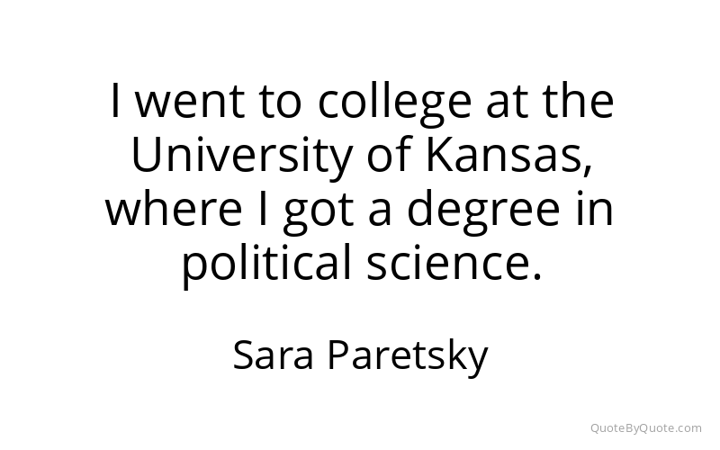 Preview image for this quote by Sara Paretsky