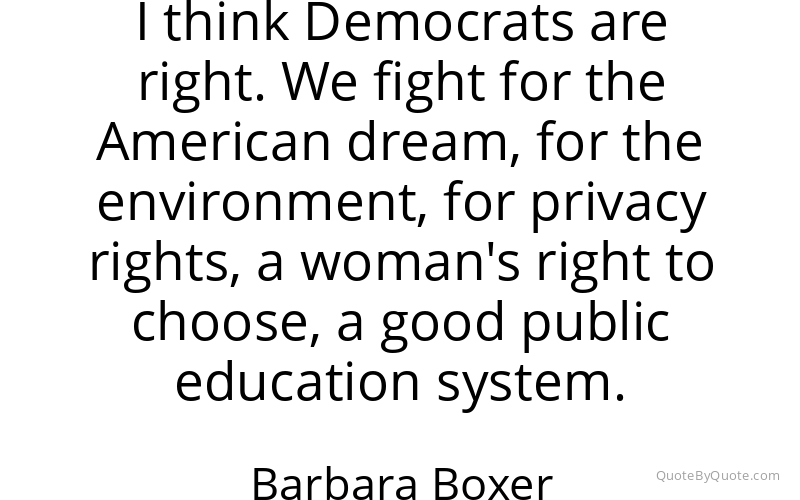 Preview image for this quote by Barbara Boxer