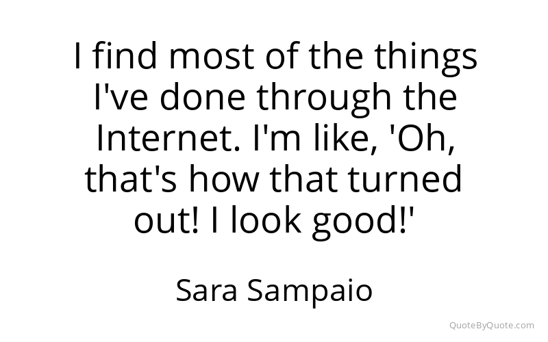 Preview image for this quote by Sara Sampaio