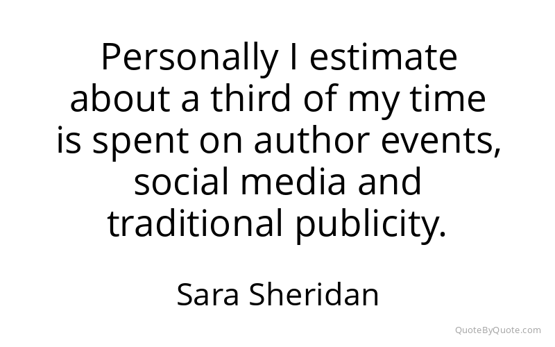 Preview image for this quote by Sara Sheridan