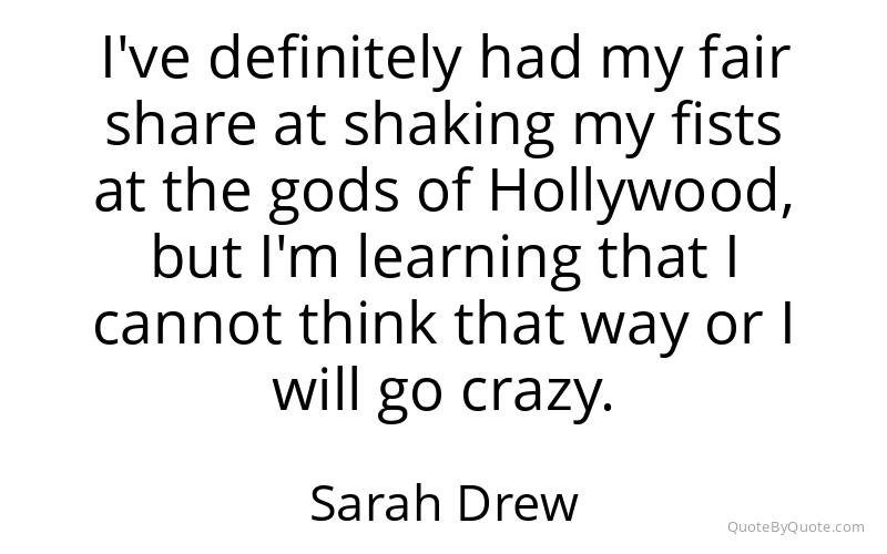Preview image for this quote by Sarah Drew