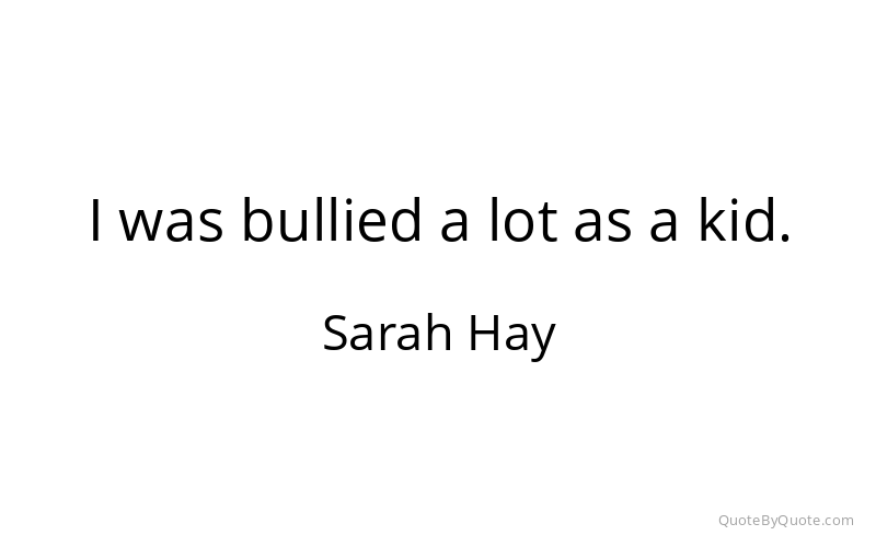 Preview image for this quote by Sarah Hay
