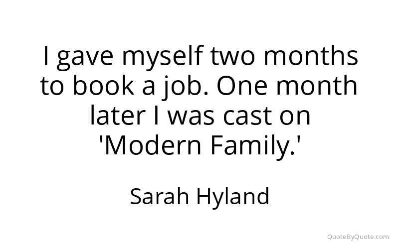 Preview image for this quote by Sarah Hyland