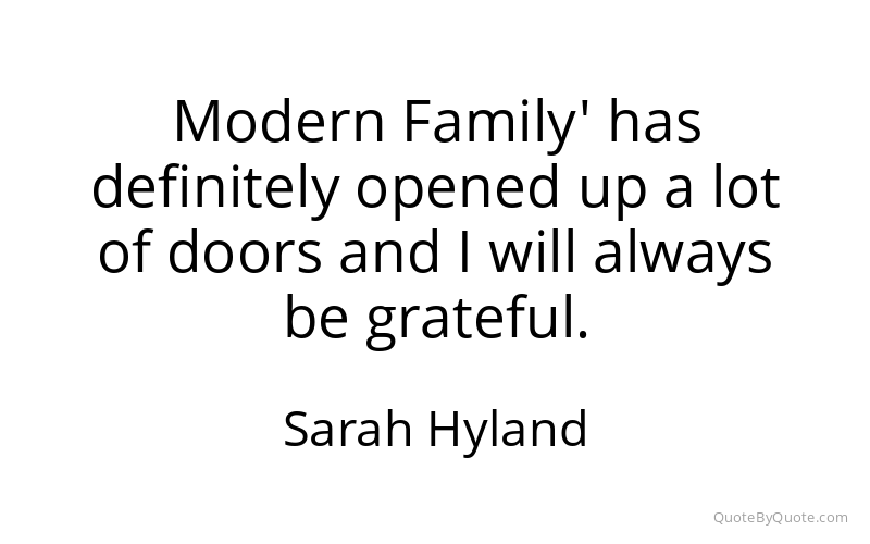 Preview image for this quote by Sarah Hyland