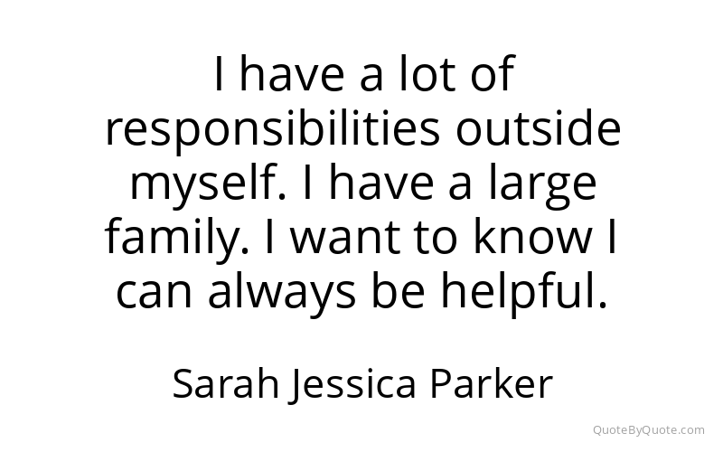 Preview image for this quote by Sarah Jessica Parker