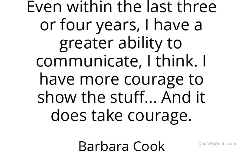 Preview image for this quote by Barbara Cook