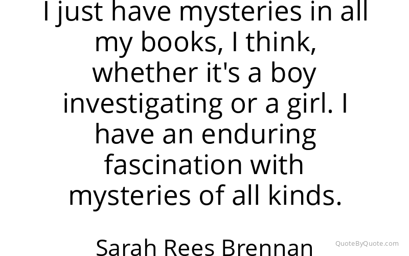 Preview image for this quote by Sarah Rees Brennan