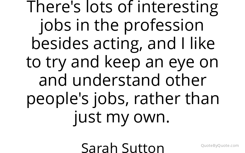 Preview image for this quote by Sarah Sutton