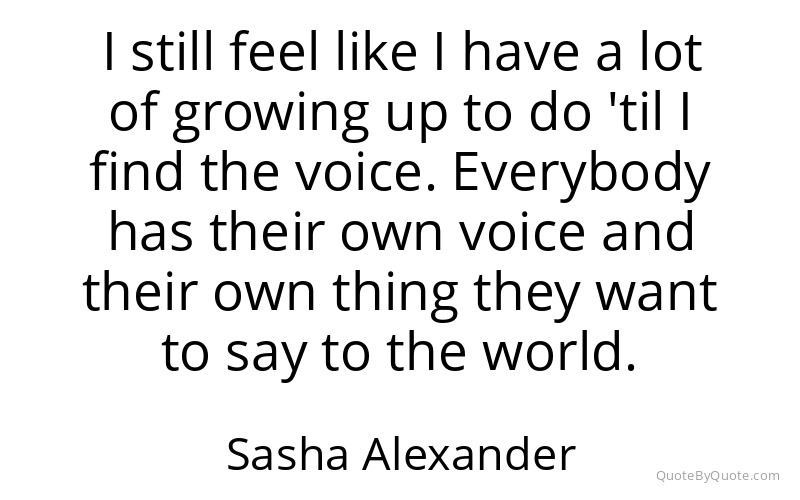 Preview image for this quote by Sasha Alexander