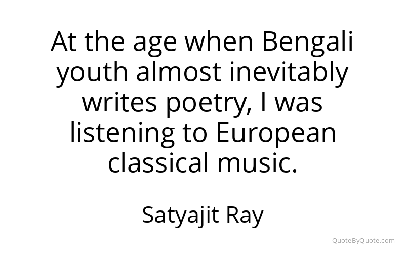 Preview image for this quote by Satyajit Ray