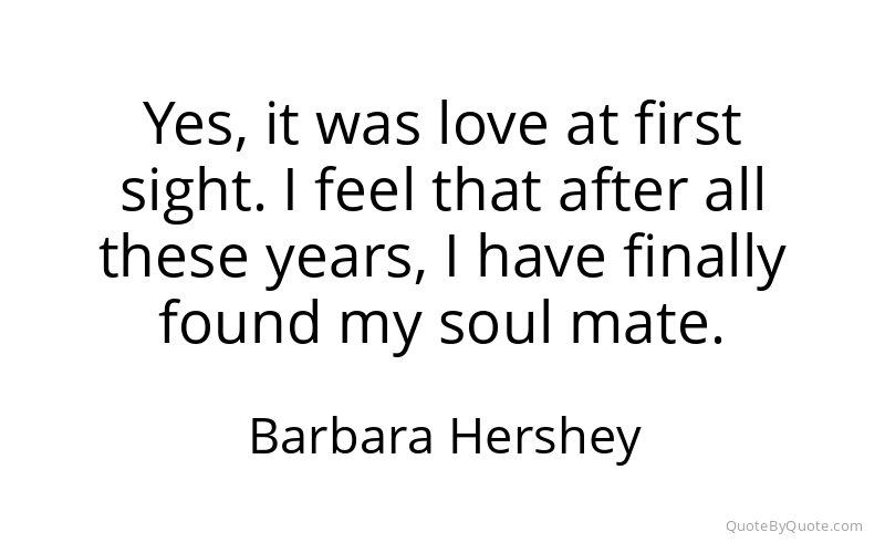 Preview image for this quote by Barbara Hershey