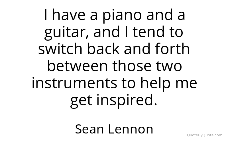 Preview image for this quote by Sean Lennon