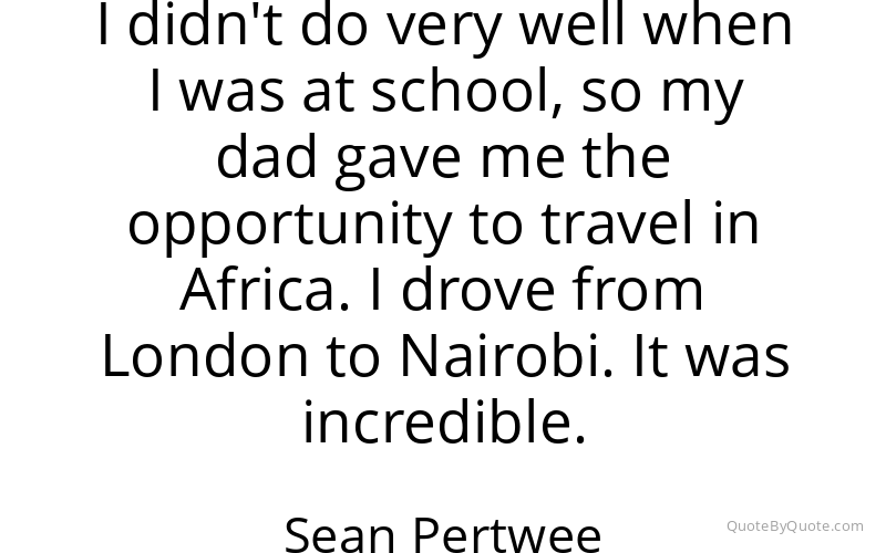 Preview image for this quote by Sean Pertwee