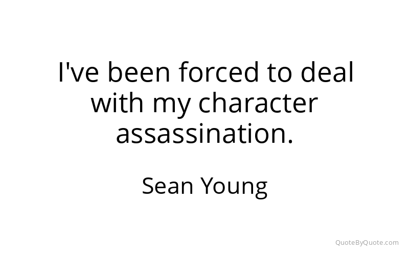 Preview image for this quote by Sean Young