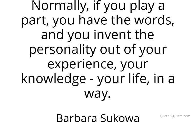 Preview image for this quote by Barbara Sukowa