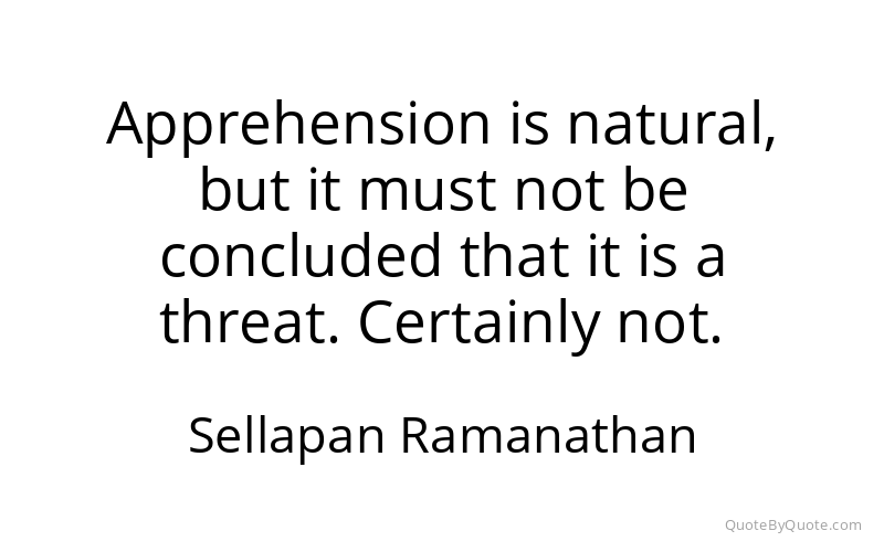 Preview image for this quote by Sellapan Ramanathan