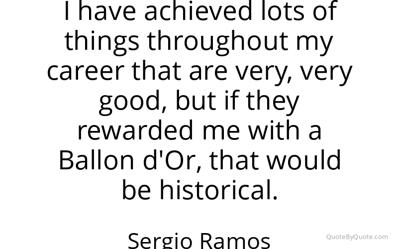 Preview image for this quote by Sergio Ramos