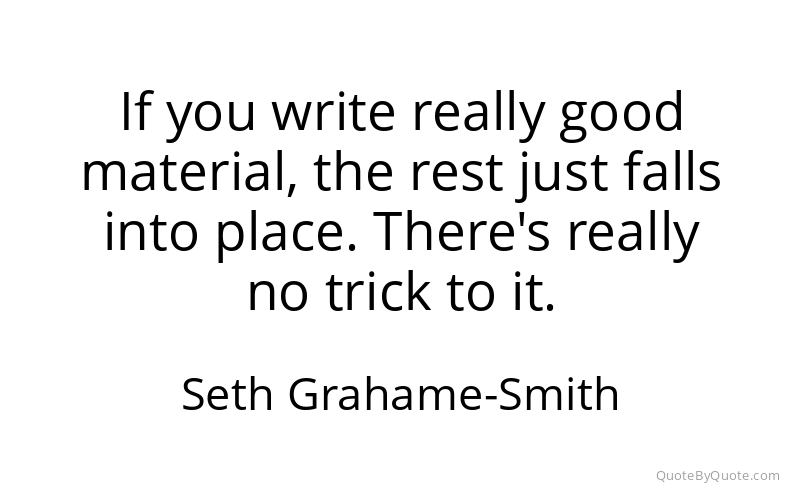 Preview image for this quote by Seth Grahame-Smith