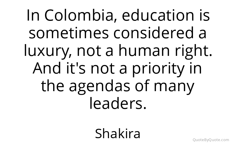Preview image for this quote by Shakira