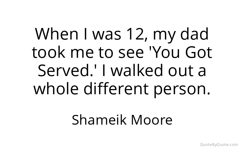 Preview image for this quote by Shameik Moore