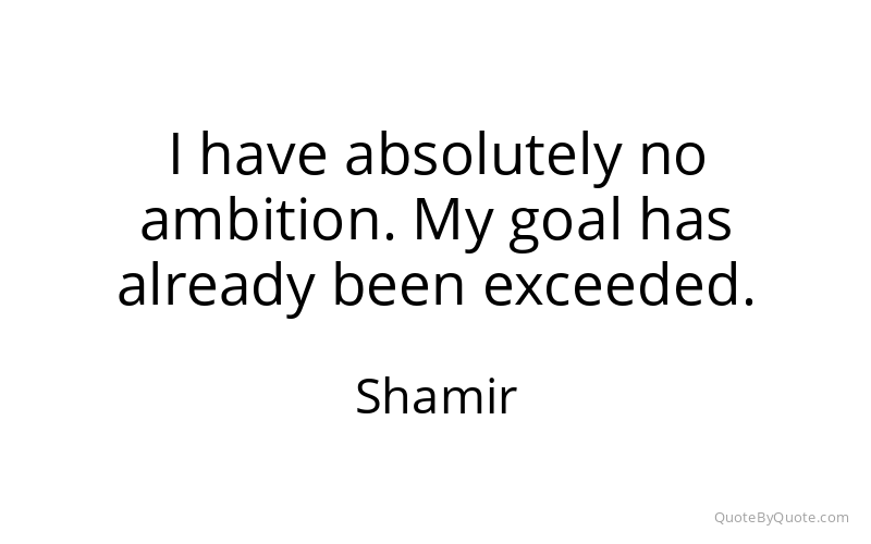 Preview image for this quote by Shamir