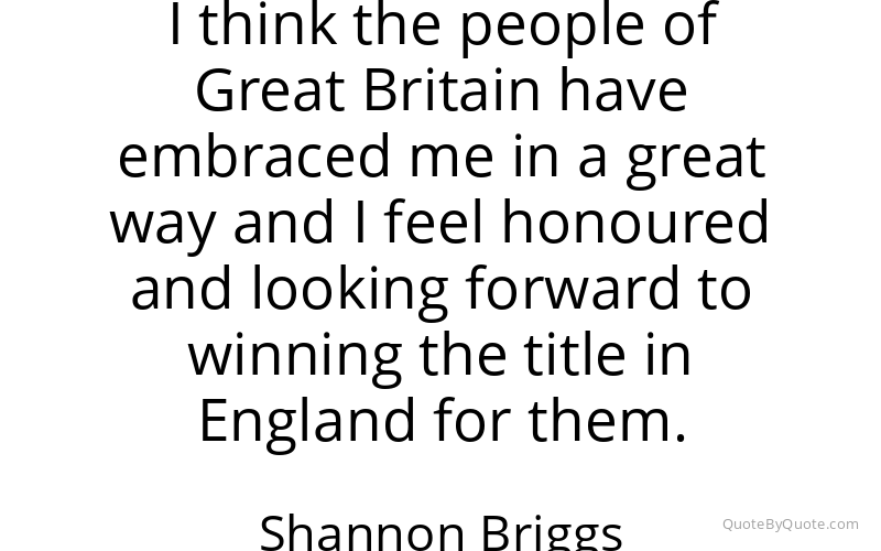 Preview image for this quote by Shannon Briggs