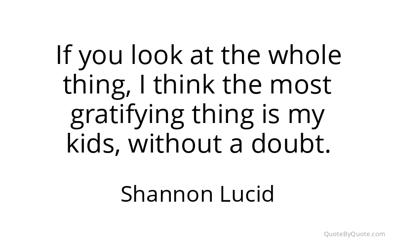 Preview image for this quote by Shannon Lucid