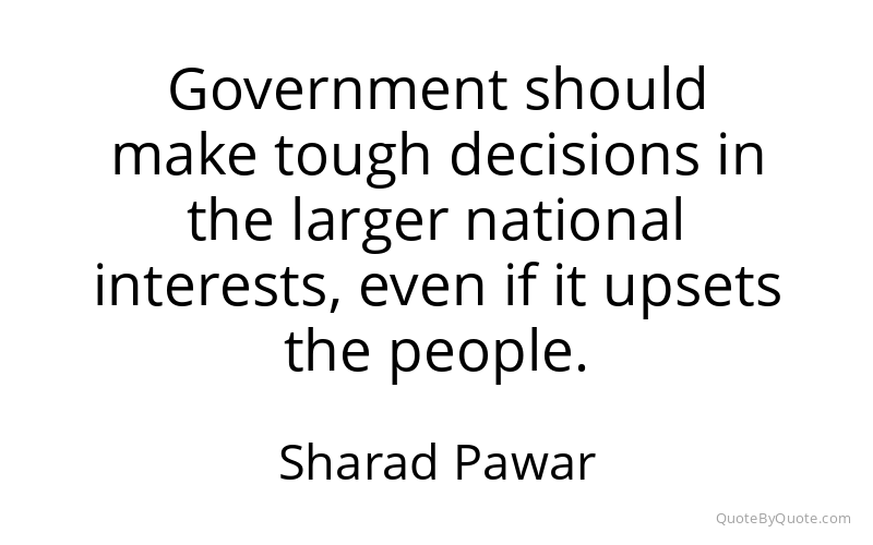 Preview image for this quote by Sharad Pawar