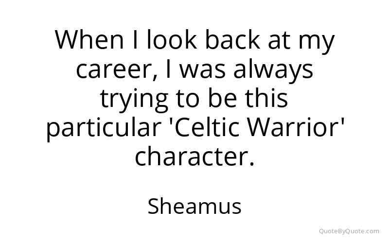 Preview image for this quote by Sheamus