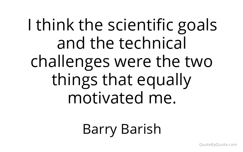 Preview image for this quote by Barry Barish