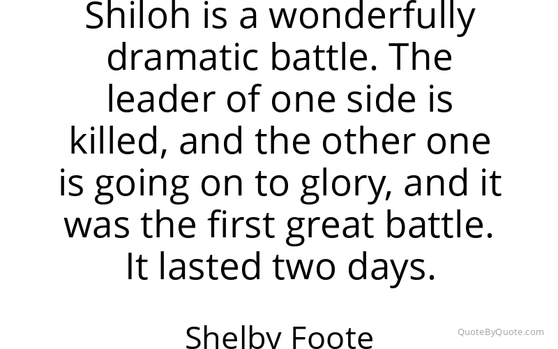 Preview image for this quote by Shelby Foote