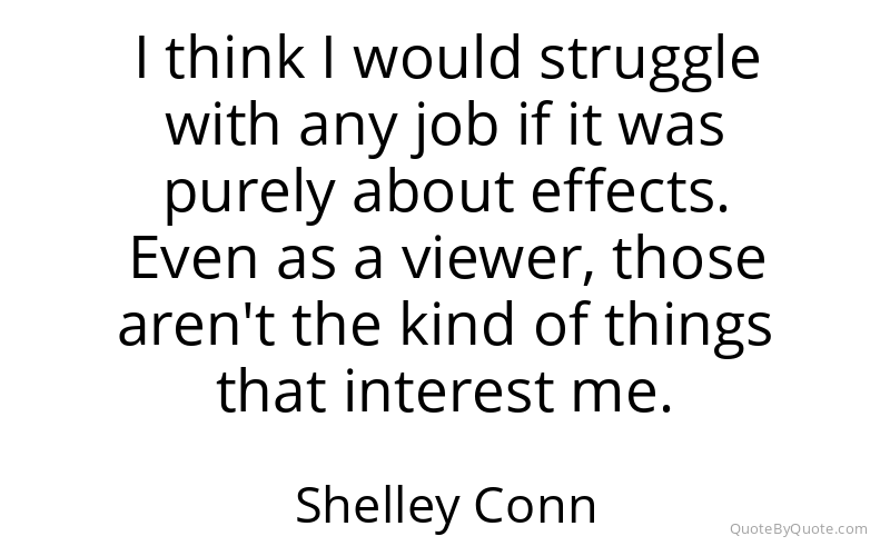 Preview image for this quote by Shelley Conn
