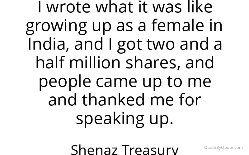 Preview image for this quote by Shenaz Treasury