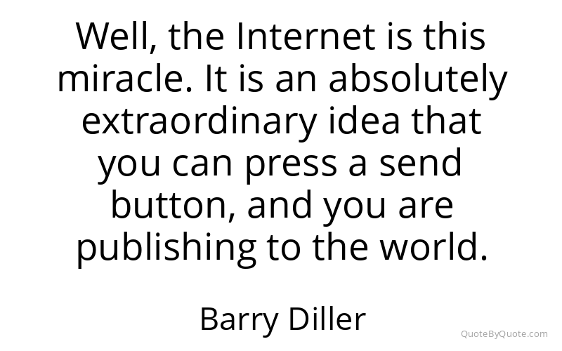 Preview image for this quote by Barry Diller