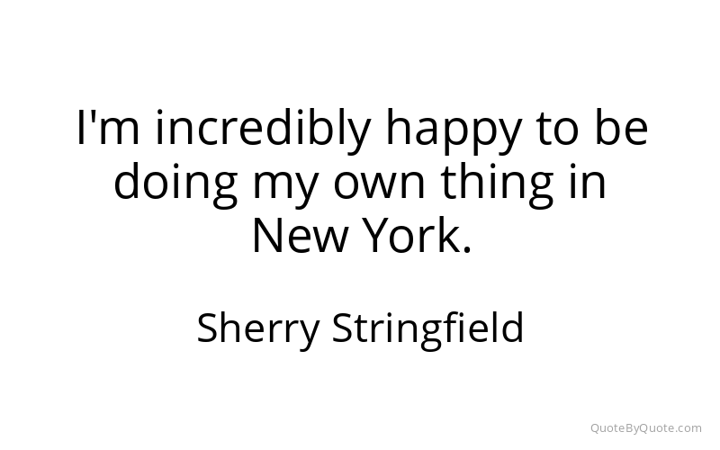 Preview image for this quote by Sherry Stringfield