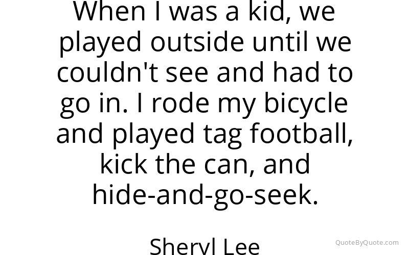 Preview image for this quote by Sheryl Lee