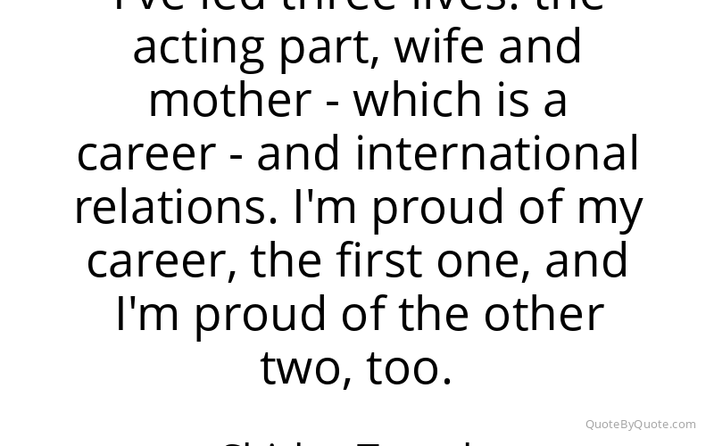 Preview image for this quote by Shirley Temple