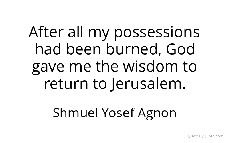 Preview image for this quote by Shmuel Yosef Agnon