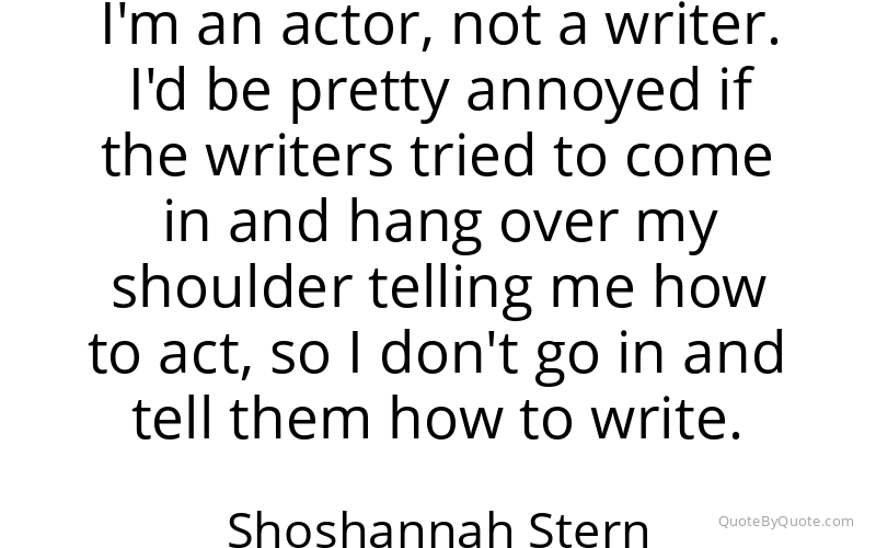 Preview image for this quote by Shoshannah Stern