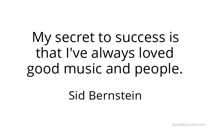 Preview image for this quote by Sid Bernstein