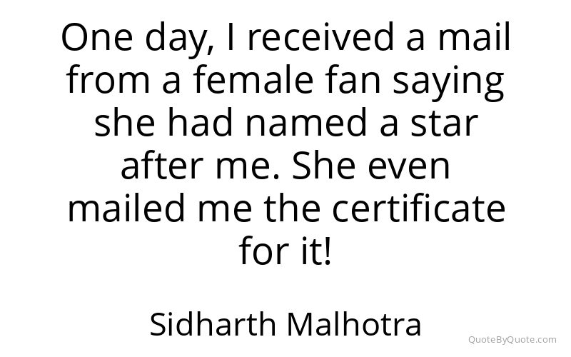 Preview image for this quote by Sidharth Malhotra
