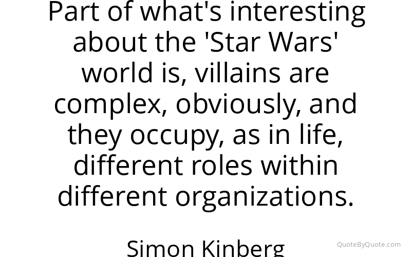 Preview image for this quote by Simon Kinberg