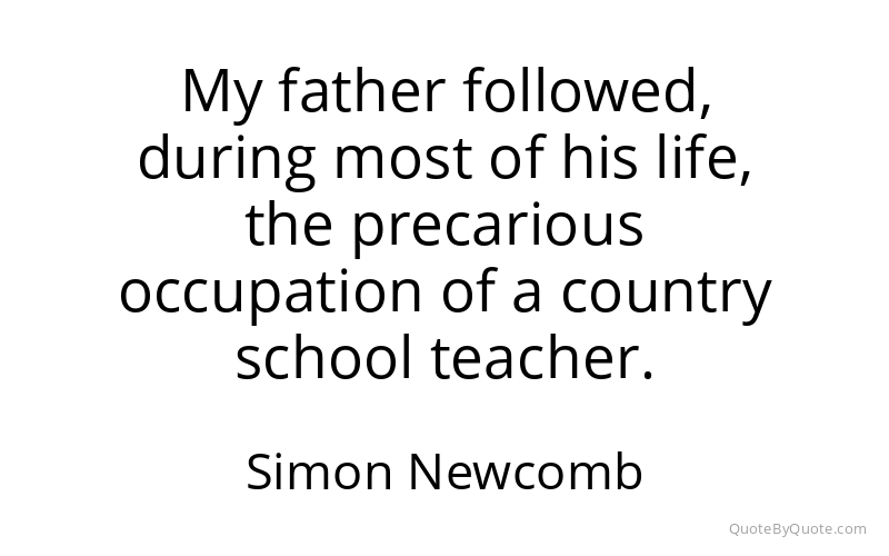 Preview image for this quote by Simon Newcomb